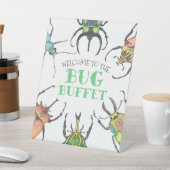 バグビュッフェパーティーフードテーブルトップ 台座サイン (インサイチュ)