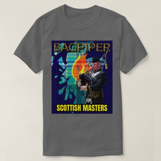 バグピパーズスコティッシュマスターズ3 Tシャツ (デザイン正面)