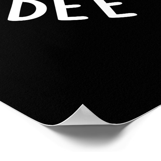 バグプリン違うダークおもしろいBGで大丈夫 ポスター (角)