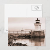 バグライト、ポートランドブレークウォーターライトポストカード ポストカード (正面/裏面)