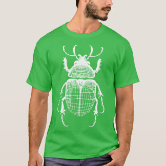 バグワイヤーフレームデザイン Tシャツ