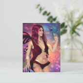 バグ付きおもしろいn'バブルポストカード ポストカード (スタンド正面)