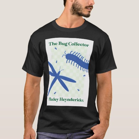 バグ収集 – 背市松模様に景 Tシャツ (正面)
