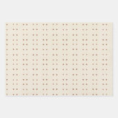 バグ愛好家の昆虫パターンすべての場合 ラッピングペーパーシート (正面2)