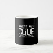 バグ書のないプログラマコード コーヒーマグカップ (中央)