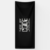 バグ書のないプログラマコード 横断幕 (縦)