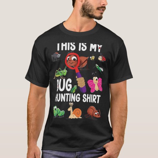 バグ狩りかわいい男の子と女の子 Tシャツ (正面)