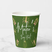 バグ狩り昆虫誕生日手描きパーティー 紙コップ (正面)