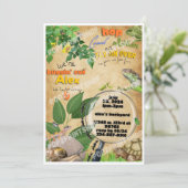 バグ狩り男の子の誕生日パーティーの招待 招待状 (スタンド正面)