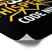 バグ狩り脆弱な狩りサイバー脅威バグカウント ポスター (角)