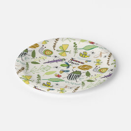 バグ誕生日プレート パーソナライズされた ペーパープレート