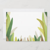 バグ誕生日招待状虫のバグ男の子バギング 招待状 (裏面)