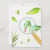 バグ誕生日招待状-バグインアウト！ 招待状 (裏面)