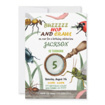 バグ誕生日招待状