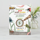 バグ誕生日招待状 招待状 (スタンド正面)