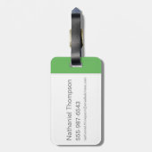 バグ遊バニー™サッカー ラゲッジタグ (裏面縦)