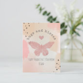 バグ&キスバタフライクラスルームValentine Photo ポストカード (スタンド正面)