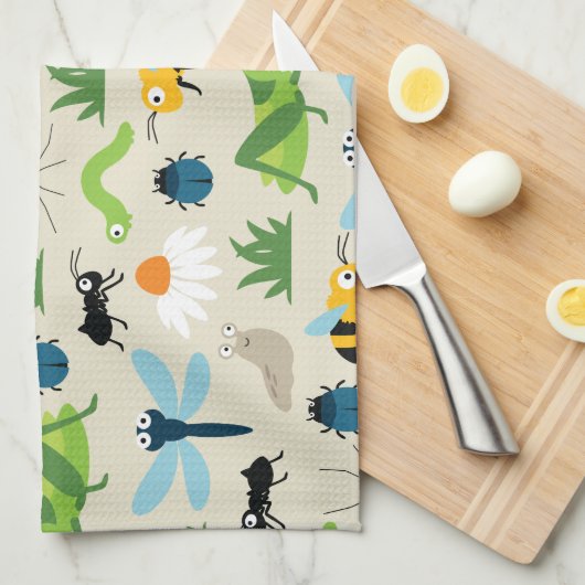 バグ キッチンタオル (四つ折り)