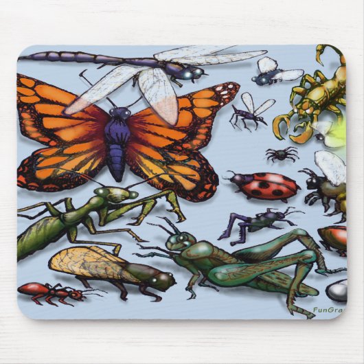 バグ マウスパッド (正面)