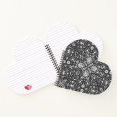 バグ、白の黒のオフ ノートブック (内部)