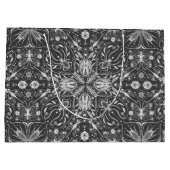 バグ、白の黒のオフ ラージペーパーバッグ (裏面)