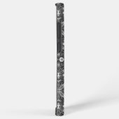 バグ、白の黒のオフ SAMSUNG GALAXYケース (右側面)