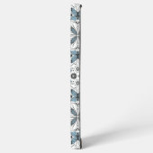 バグ、黒と青 SAMSUNG GALAXYケース (左側面)