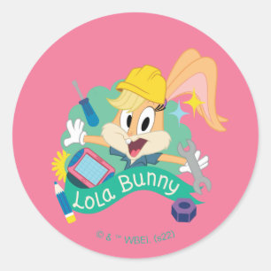 バグBUNNYビルダー™  ロラバニーキャラクター ラウンドシール