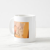 バグBUNNY™およびELMER FDD™ 2 コーヒーマグカップ (正面左)