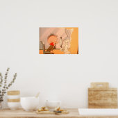 バグBUNNY™およびELMER FDD™ 2 ポスター (キッチン)