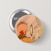 バグBUNNY™およびELMER FDD™ 2 缶バッジ (正面&裏面)