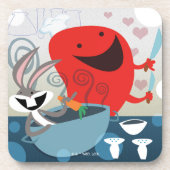 バグBUNNY™とゴッサマーお洒落の食事の準備 コースター (正面)