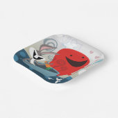 バグBUNNY™とゴッサマーお洒落の食事の準備 ペーパープレート (傾斜あり)