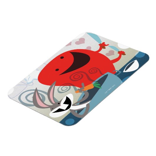 バグBUNNY™とゴッサマーお洒落の食事の準備 マグネット (左側)