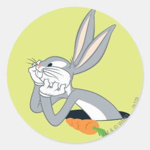 バグBUNNY™とニンジン ラウンドシール