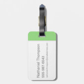 バグBUNNY™の食べニンジン横 ラゲッジタグ (裏面縦)