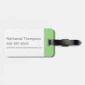 バグBUNNY™の食べニンジン横 ラゲッジタグ (裏面横)