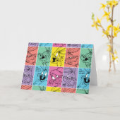 バグBUNNY™カラーブロック式 カード (黄色い花)