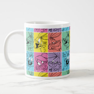 バグBUNNY™カラーブロック式 ジャンボコーヒーマグカップ
