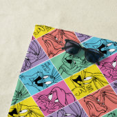 バグBUNNY™カラーブロック式 ビーチタオル (インサイチュ)