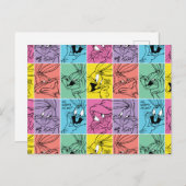 バグBUNNY™カラーブロック式 ポストカード (正面/裏面)