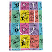 バグBUNNY™カラーブロック式 ミディアムペーパーバッグ (裏面)