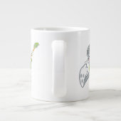 バグBUNNY™ギターのロッキング ジャンボコーヒーマグカップ (裏面)