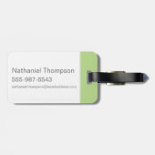 バグBUNNY™ギターのロッキング ラゲッジタグ (裏面横)