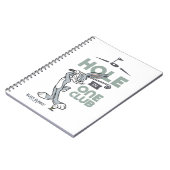 バグBUNNY™ゴルフ – One Clubの穴 ノートブック (左側)