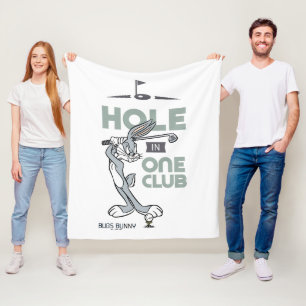 バグBUNNY™ゴルフ – One Clubの穴 フリースブランケット
