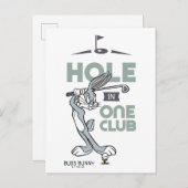 バグBUNNY™ゴルフ – One Clubの穴 ポストカード (正面/裏面)
