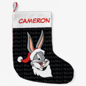 バグBUNNY™サンタ「ホホホホ！」 スモールクリスマスストッキング (正面)