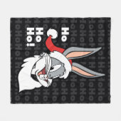 バグBUNNY™サンタ「ホホホホ！」 フリースブランケット (正面(横))