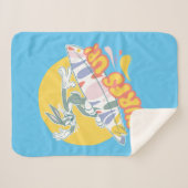 バグBUNNY™ – サーフアップ！ シェルパブランケット (正面(横))